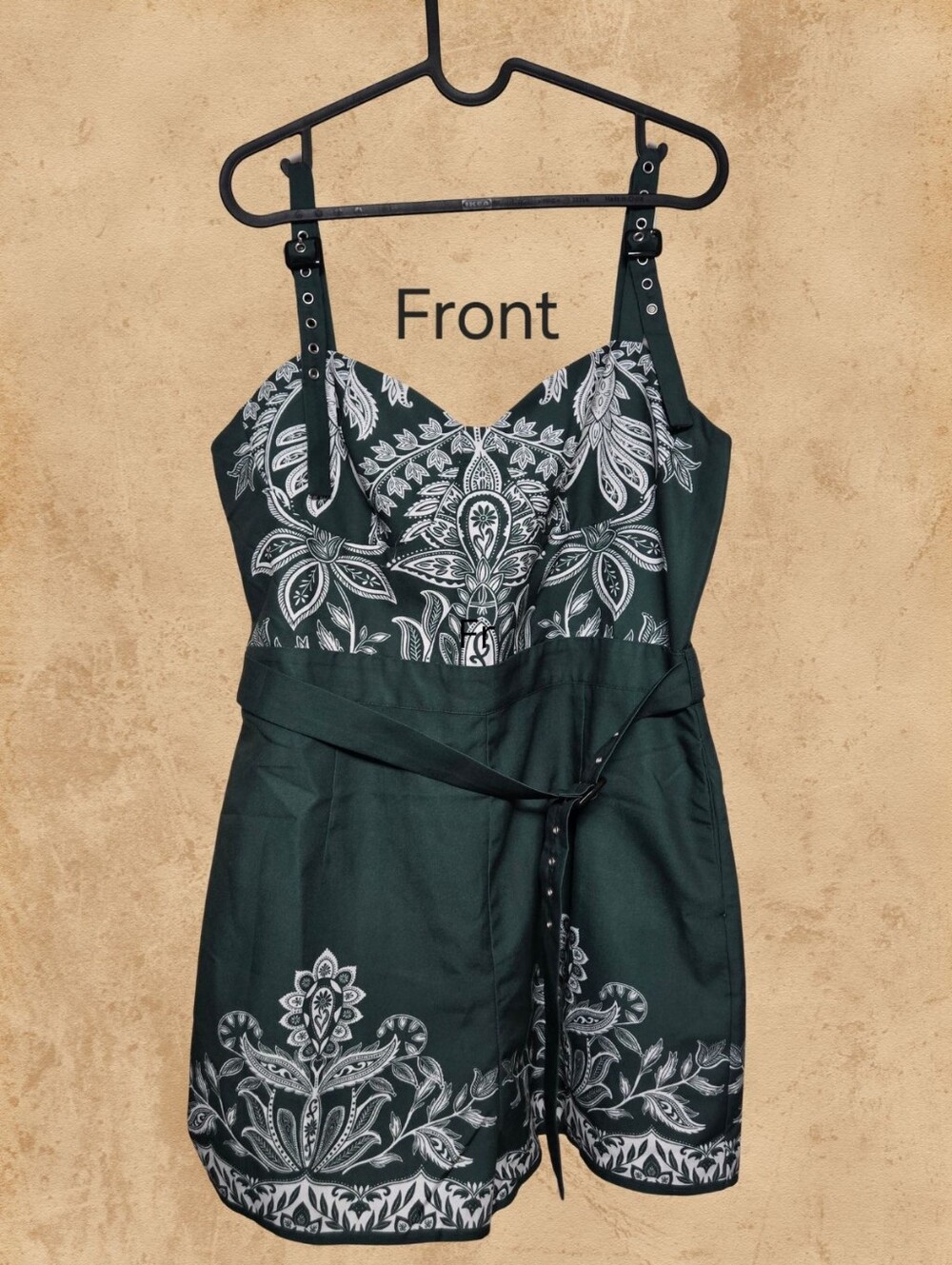 Commense NWT Paisley Print Romper - Size XL